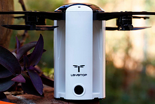 LeveTop: A Portable, Intelligent Autonomous Folding Drone