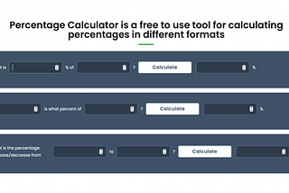 NEW PERCENTAGE CALCULATOR APP LAUNCH