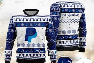 PayPal Logo Ugly Christmas Sweater: Payments with Personality
