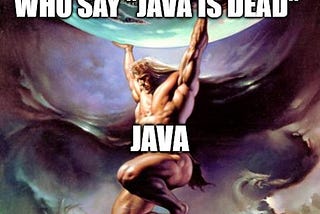 Java is dead, long live Java