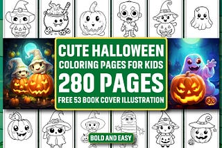 Cute Halloween Coloring Book for Kids Free