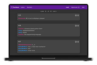 Faridoon: Save & Publish Your Favourite Chat Quotes