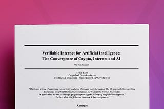 Unveiling OriginTrail: The Trusted Knowledge Infrastructure for the AI Era