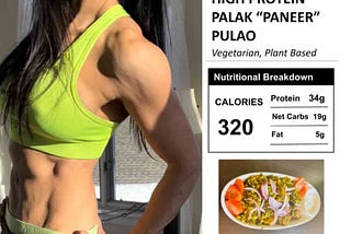 HIGH PROTEIN PALAK “PANEER” PULAO — Get Stronger Together