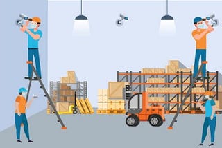 CCTV Camera Installation For Secure & Efficient Warehouse