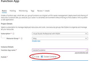 Azure Function in a Docker Container — Part 2