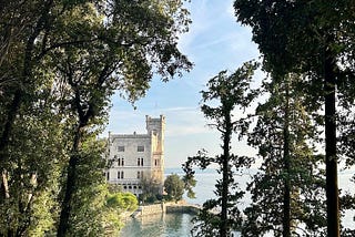 Castello di Miramare in Trieste, Italy.