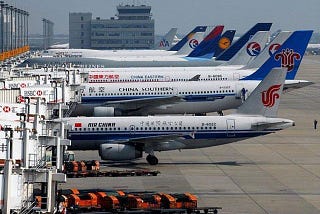 China has also imposed restrictions on US flights, photo: file 