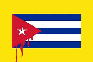 “The Brothers in pain tinted with blood on the island of Cuba” by @alejandro_sin_barreras