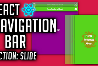 Create a Sliding React Navigation Bar