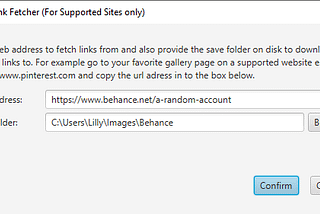 Behance downloader for image galleries and projects