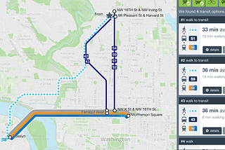 Multi-routes