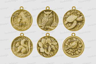 3d Effect Animal Laser Engraved Keyrings Free