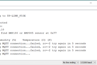 Send sensor values from NodeMCU to MQTT