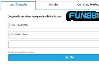 Rut tien Fun88 thanh cong sau khi thang keo