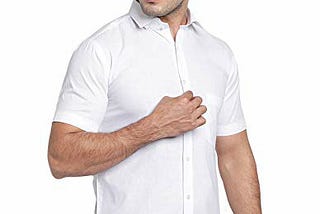 Safed White Shirt for Men | Stylish Casual Cotton Plain and Printed Shirts | Half Sleeve and Full…