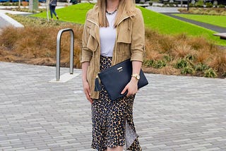 Spring Style: Satin Midi Skirt + Cropped Tee