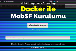 Docker ile MobSF Kurulumu