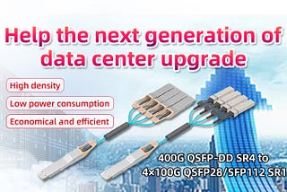 GIGALIGHT Unveils New Network Architecture for 400G QSFP-DD SR4 to 4×100G QSFP28 SR1/SFP112 SR1…