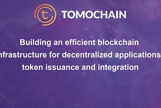 TOMOCHAIN : Solution of dapp scalability