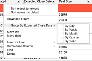 Group Boxes By Date Ranges