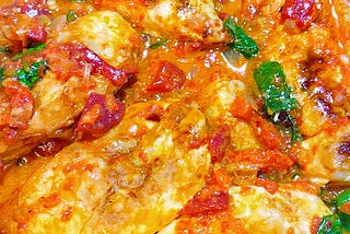 Chicken Breast Recipe with Roasted Pepper Sauce