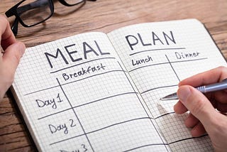 4 benefits to meal planning
