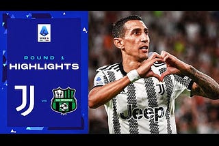 Juventus 3–0 Sassuolo | Goals and Highlights: Round 1 | Serie A 2022/23
