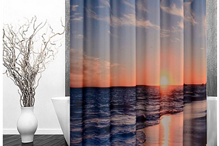 Sunset Beach Shower Curtain