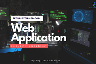 Advanced Web Application Security Checklist