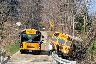 The Author Engages, But Does Not Succeed, In The Rescue Of A School Bus