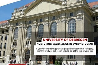 University of Debrecen: Leading the Future of Education