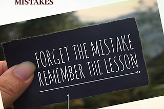 It’s OK to Make Mistakes!