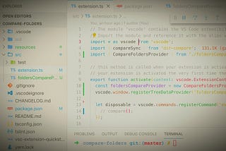 CompareFolders — a Visual Studio Code extension journey — Part IV