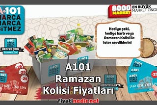 A101 Ramazan Kolisi Fiyatları