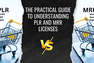 The Practical Guide to Understanding PLR and MRR Licenses