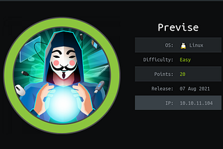 HackTheBox — Previse