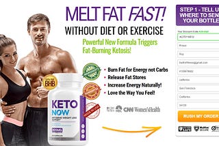 Keto Now Weight Loss Diet Pills: How Does It Work?