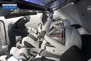 Nasa SpaceX launch: Astronaut crew strapped in for flight