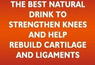 Strengthen Your Knee Tendons and Ligaments With This Simple Recipe