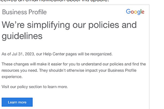 Unveiling the New Google Business Profile Policy