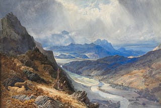 A View from Moel Cynwich — William Turner