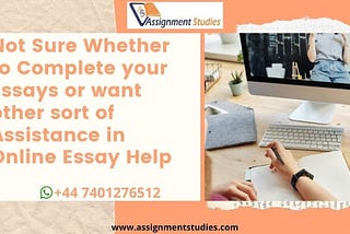 Online Essay Writing Help