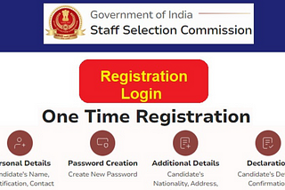 SSC One Time Registration OTR Online Form 2024