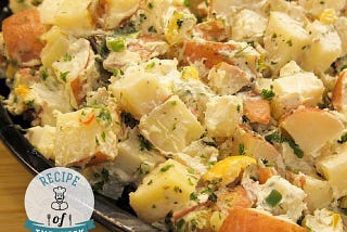 Creamy Potato Salad for Those Who Have No Time for Cooking