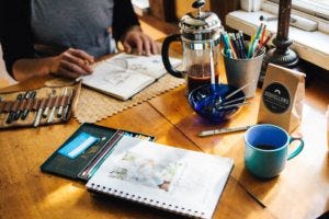 solopreneur freelancer table