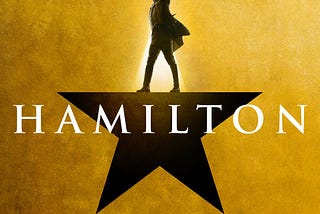 Disney+ Poster of Hamilton: The Musical