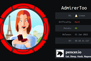 AdmirerToo from HackTheBox — Detailed Walkthrough