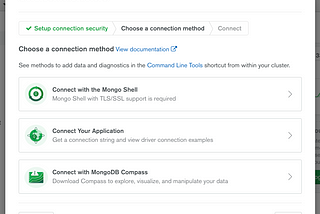 Connecting MongoDB Atlas from Rust programs