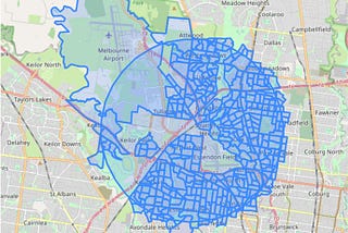 A Python Code of Geofencing Statistical Areas for Retail Catchment Analysis